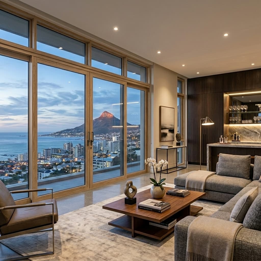 Luxury Interior View - Urat Kayu Terang